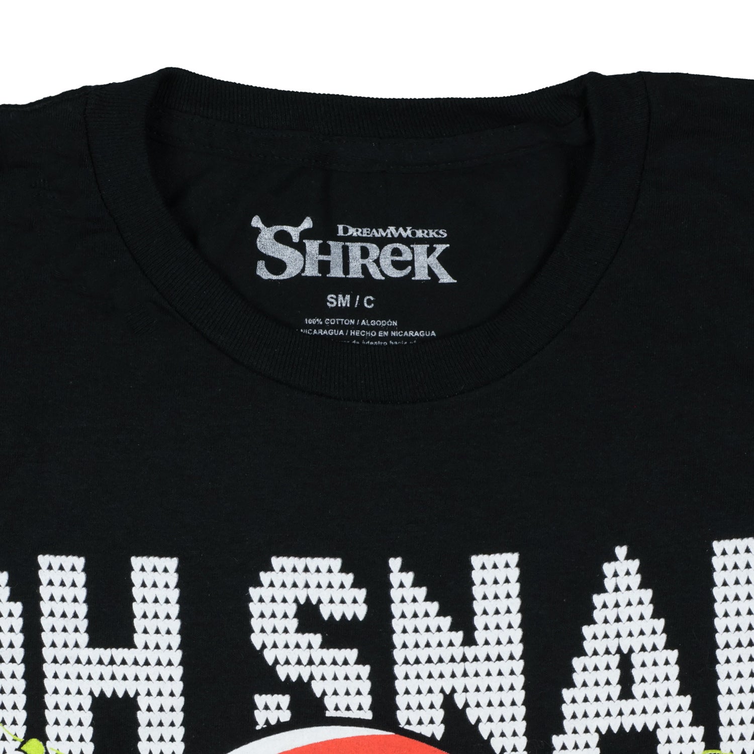 Shrek Shirt Men's Oh Snap Its Christmas Adult Short Sleeve Graphic Tee (XL)