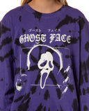 Women's Ghost Face Tie-Dye Pullover Sweatshirt