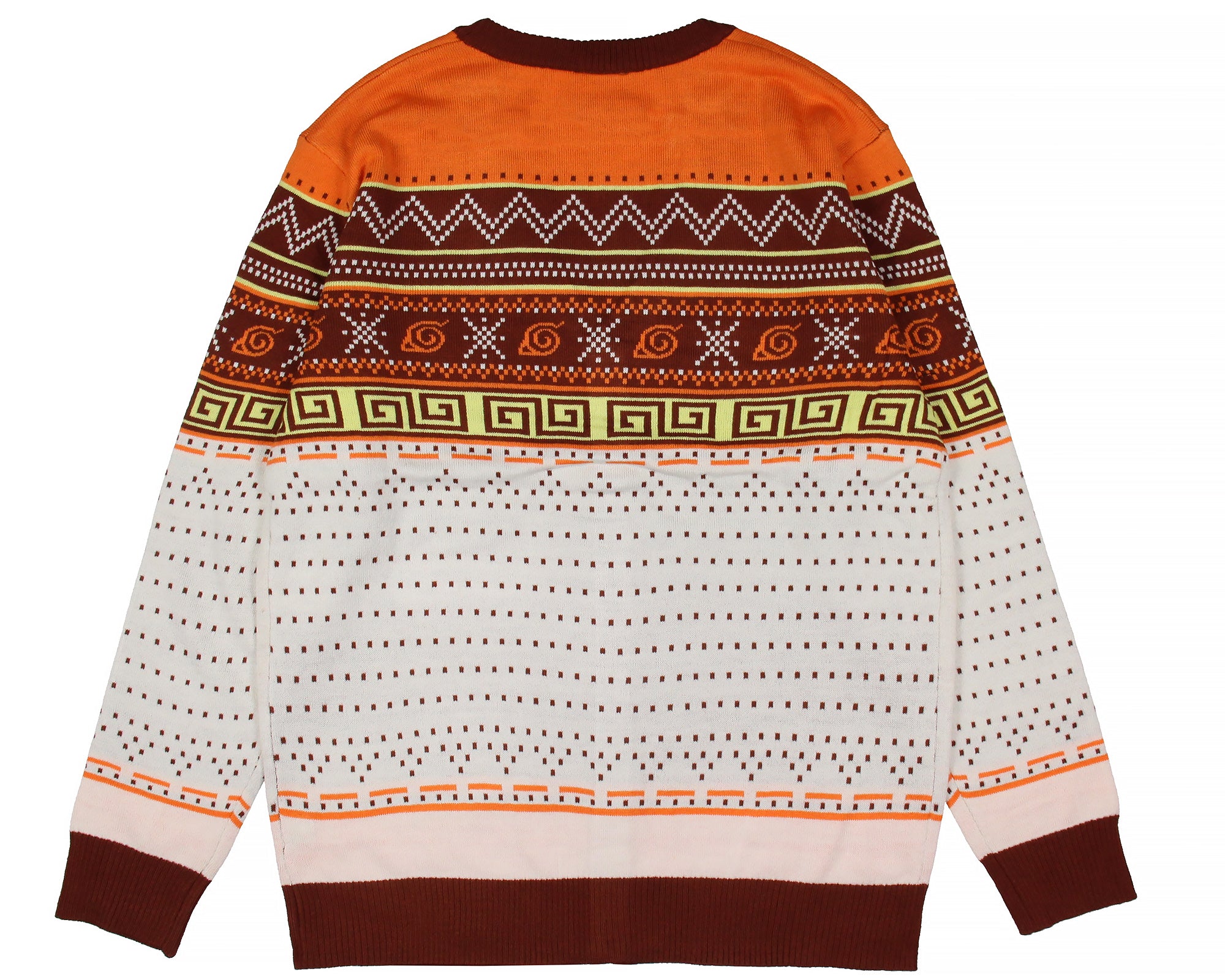 Naruto Shippuden Men's Ichiraku Ramen Shop Ugly Sweater for Christmas Cardigan