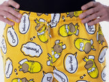 The Simpsons Men's Homer Simpson Bubble Thoughts Sleep Pajama Pants