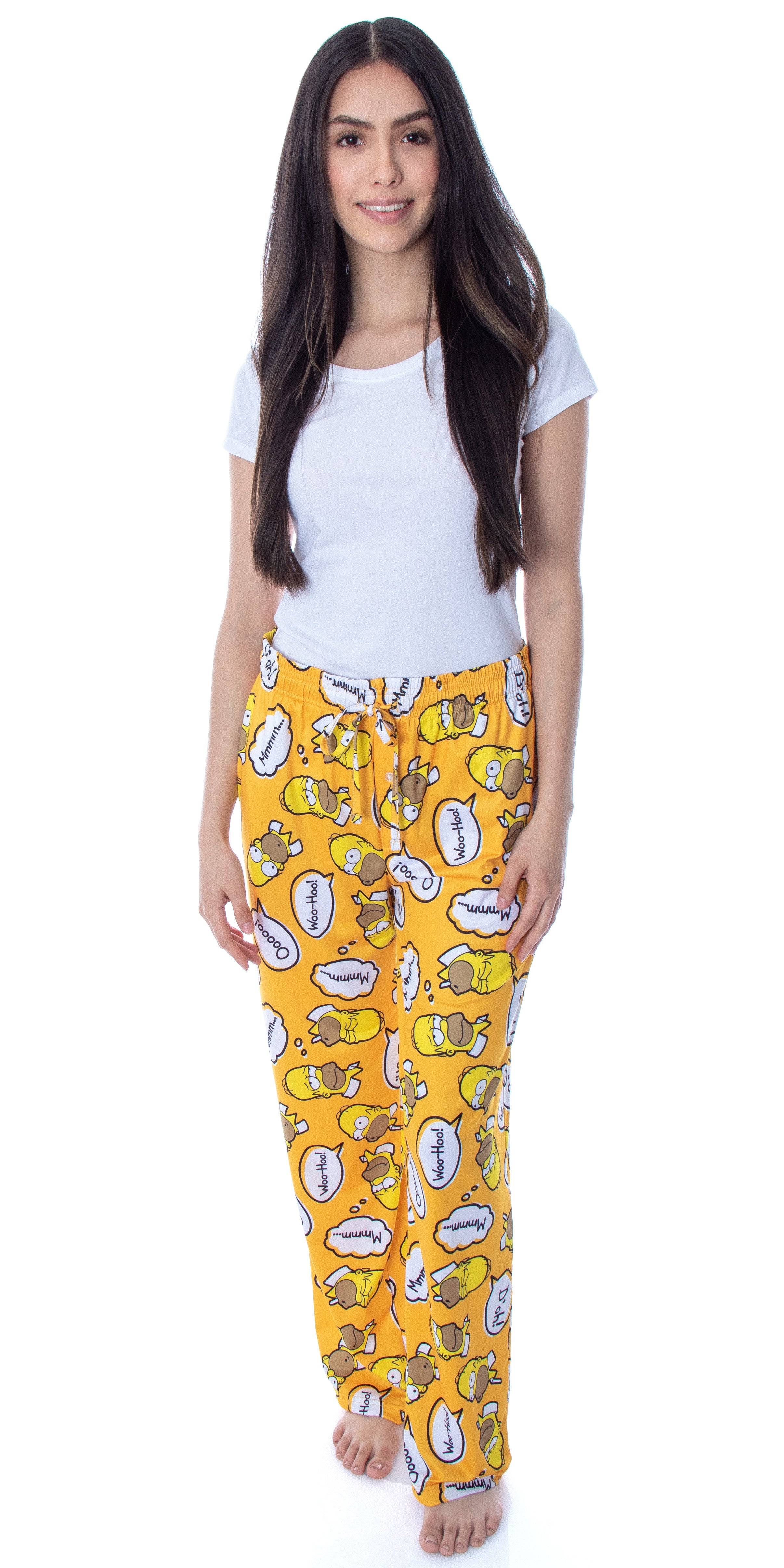The Simpsons Men's Homer Simpson Bubble Thoughts Sleep Pajama Pants