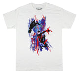 Spider-Man Womens Spider-Verse Miles Morales And Gwen Juniors T-Shirt