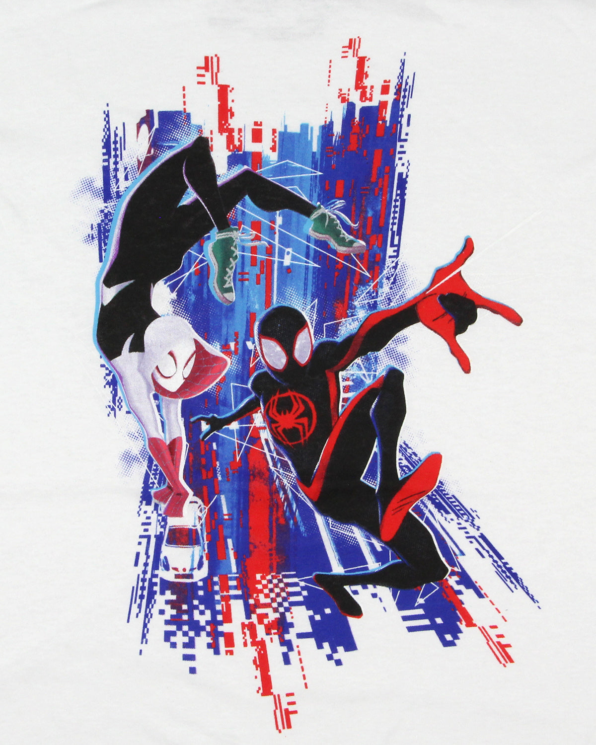 Spider-Man Womens Spider-Verse Miles Morales And Gwen Juniors T-Shirt