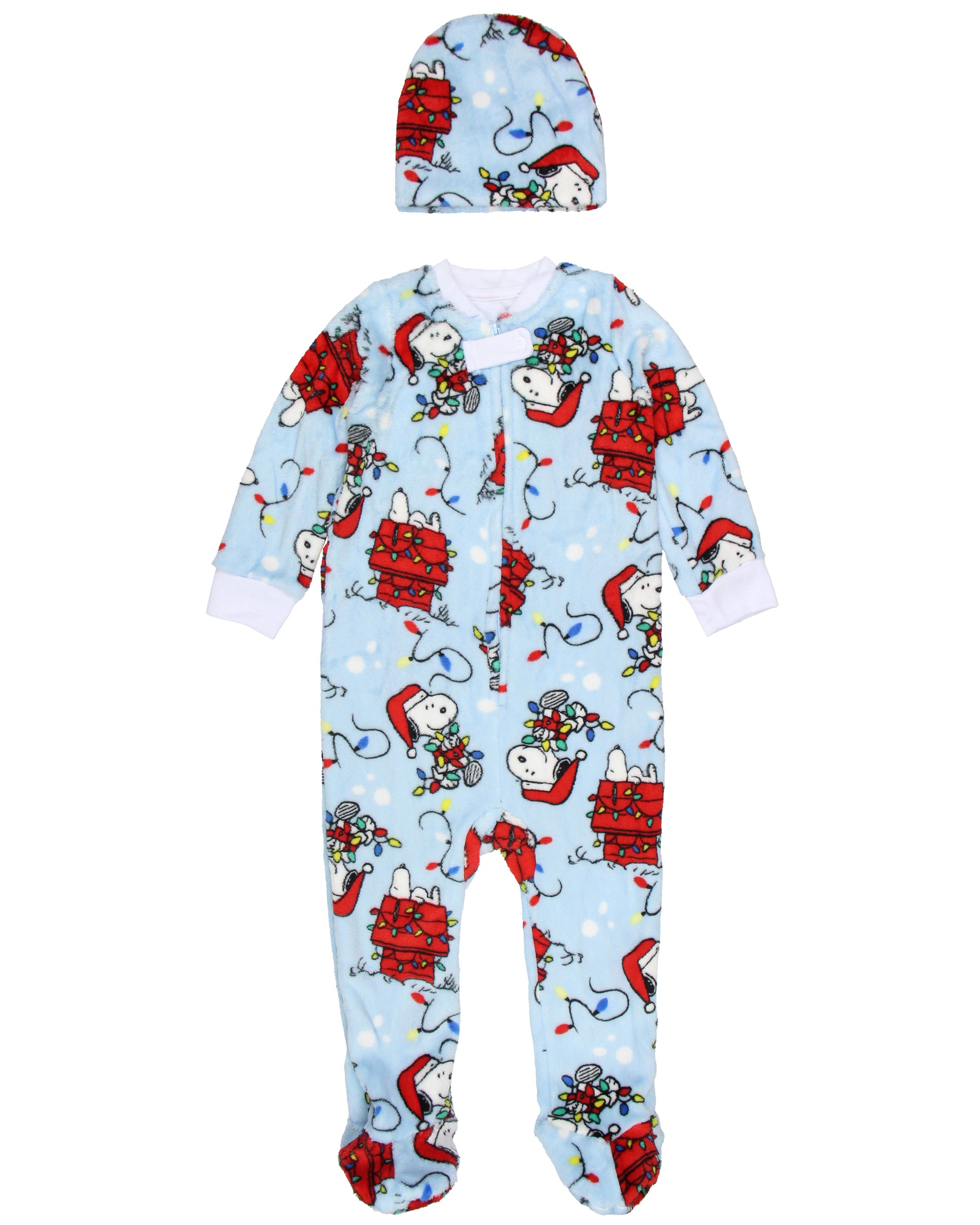 Peanuts Snoopy Merry & Bright Christmas Matching Family Pajama Set