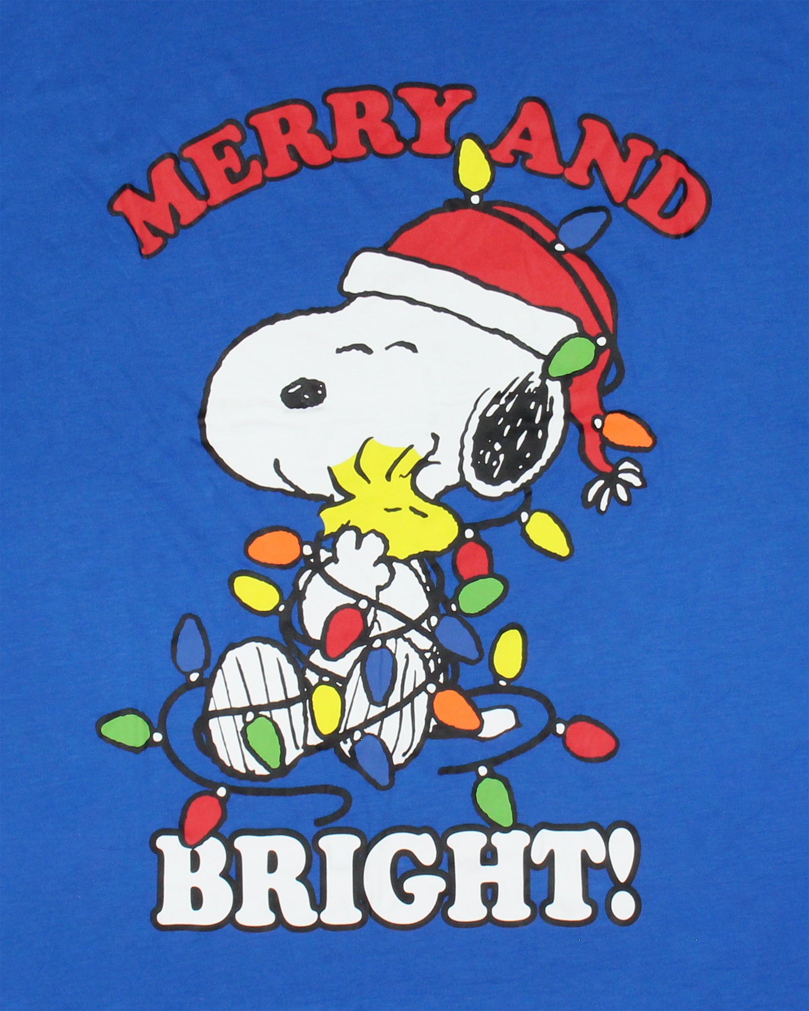 Peanuts Snoopy Merry & Bright Christmas Matching Family Pajama Set