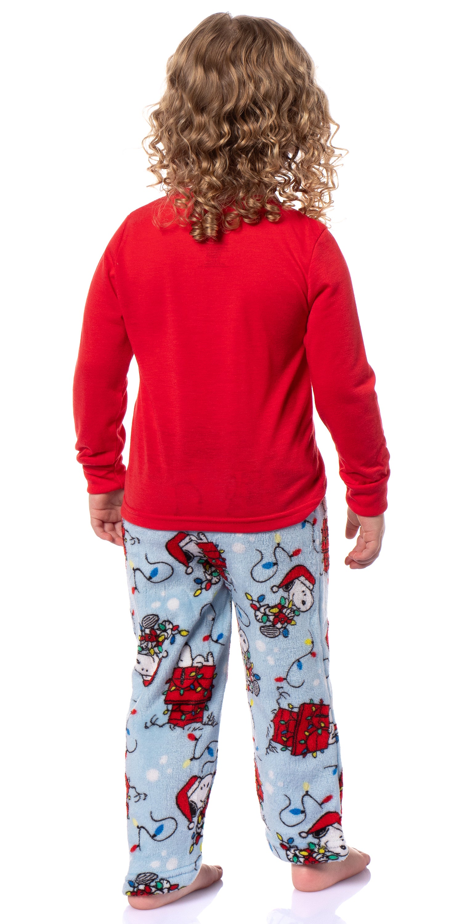 Peanuts Snoopy Merry & Bright Christmas Matching Family Pajama Set