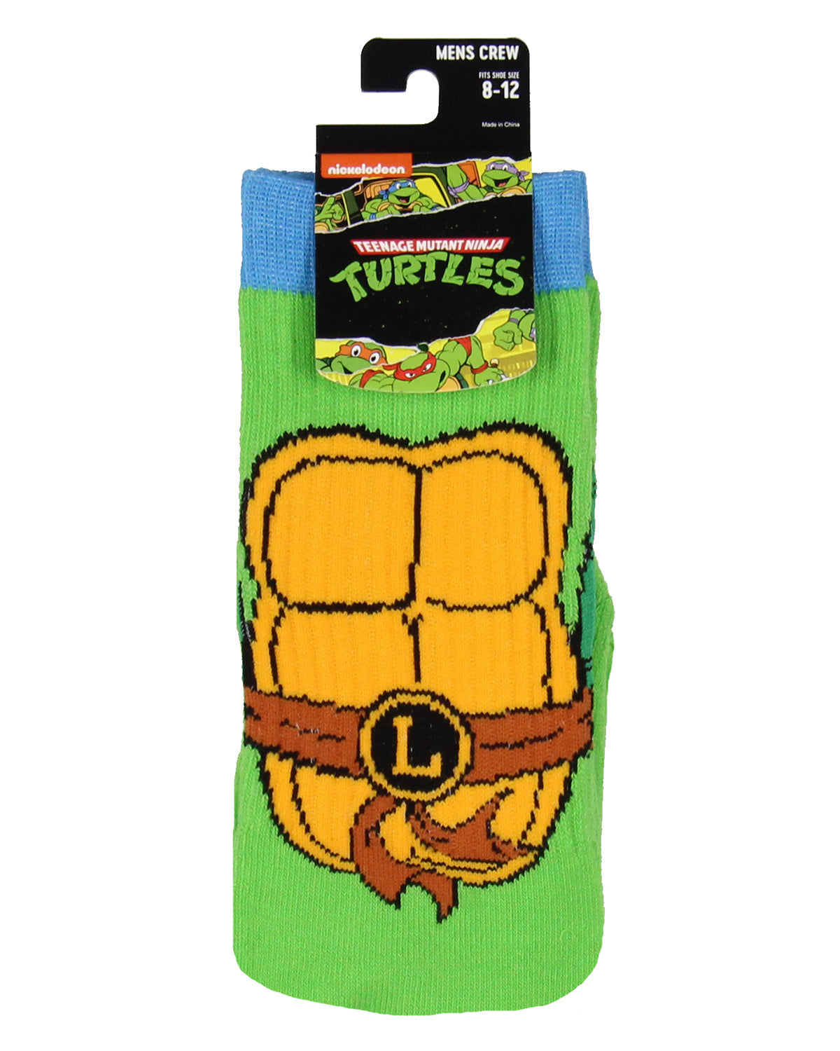 Teenage Mutant Ninja Turtles Crew Sock For Men | Raphael, Leonardo, Michelangelo, Donatello Available