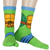 Teenage Mutant Ninja Turtles Men's Split Toe Crew Socks