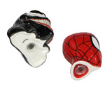 Marvel Comics Spider-Man and Venom Kitchen Ceramic Salt and Pepper Shakers