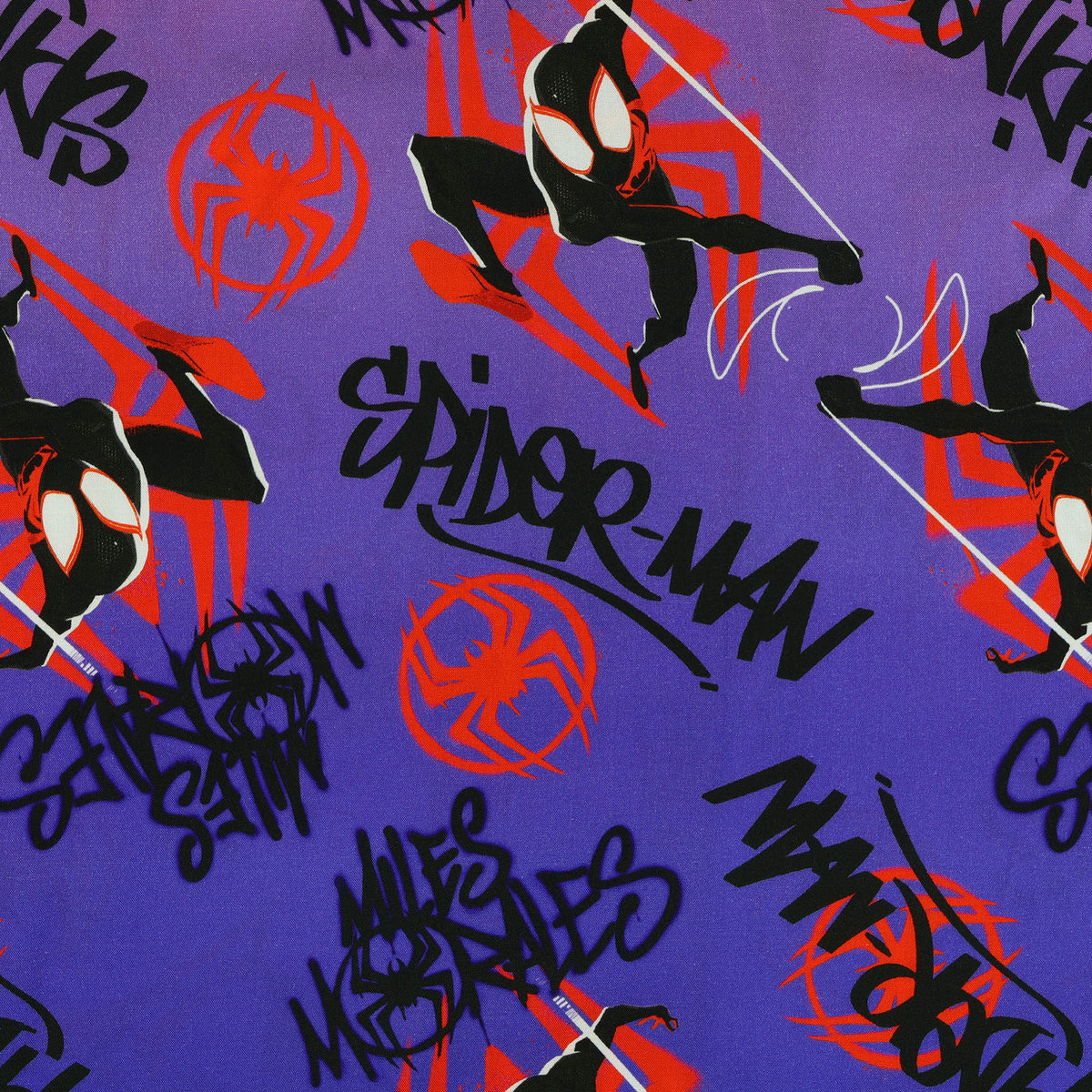 Marvel Spider-Man Shirt Men's Miles Morales Spider-Verse Button Up Top