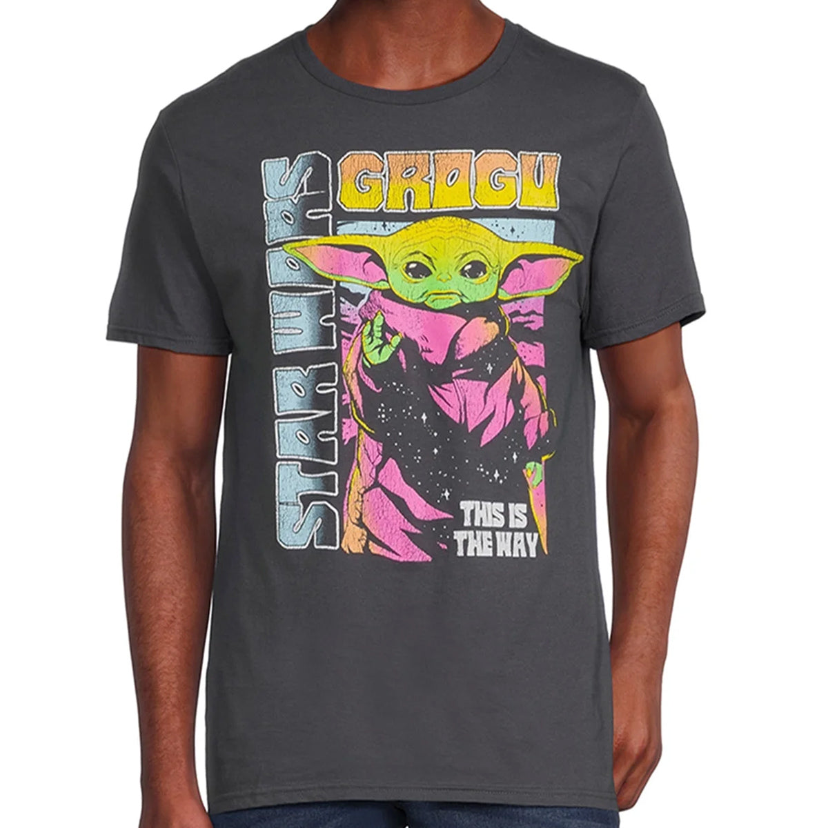 The Mandalorian T-Shirt Men's Grogu This Is The Way Short Sleeve Tee