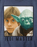 Star Wars Shirt Men's Yoda Luke Skywalker Jedi Master Short Sleeve T-Shirt Tee