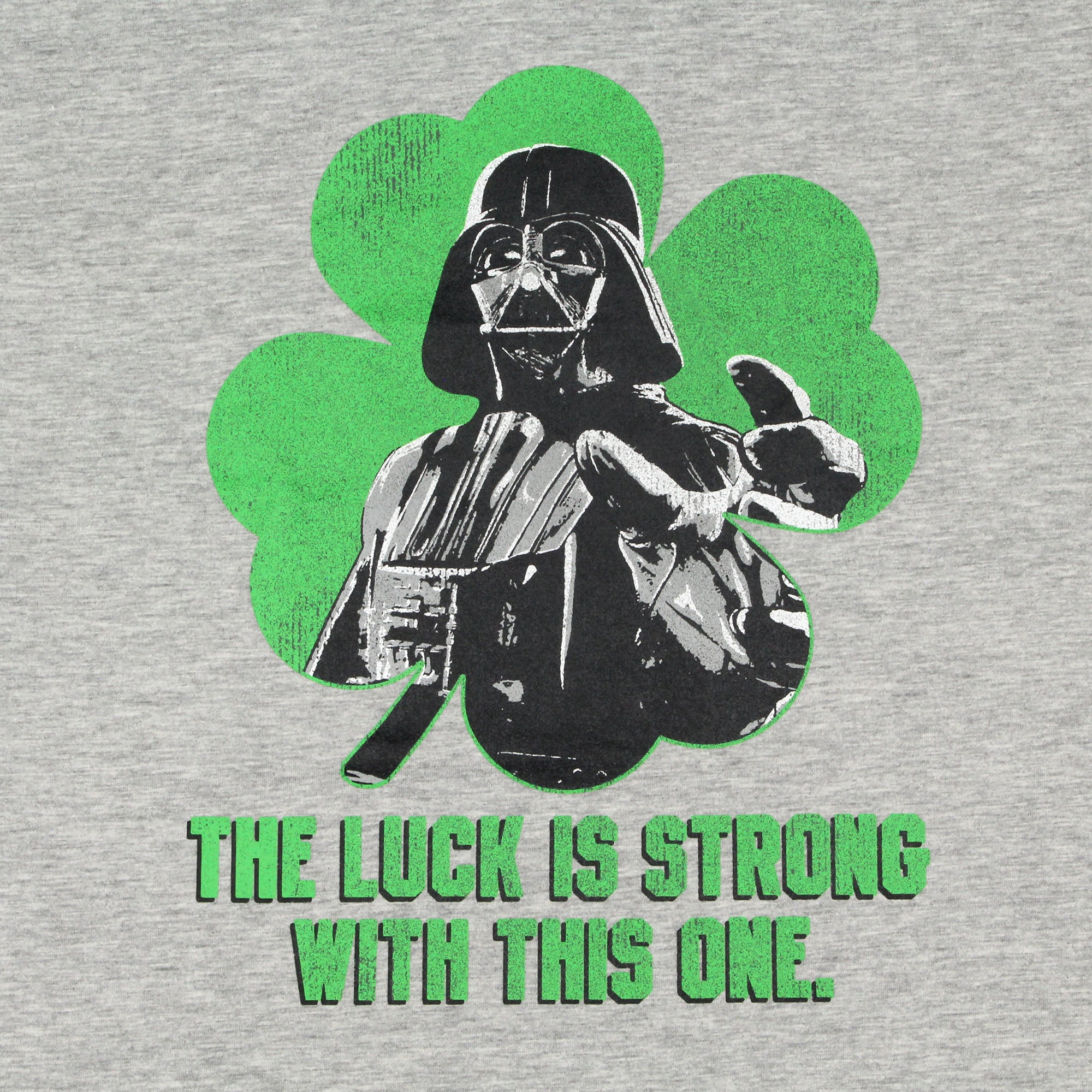 Star Wars Men's Darth Vader The Luck Is Strong With This One Graphic T-Shirt