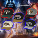 Star Wars Adult Embroidered Precurve Snapback Hat For Men and Women
