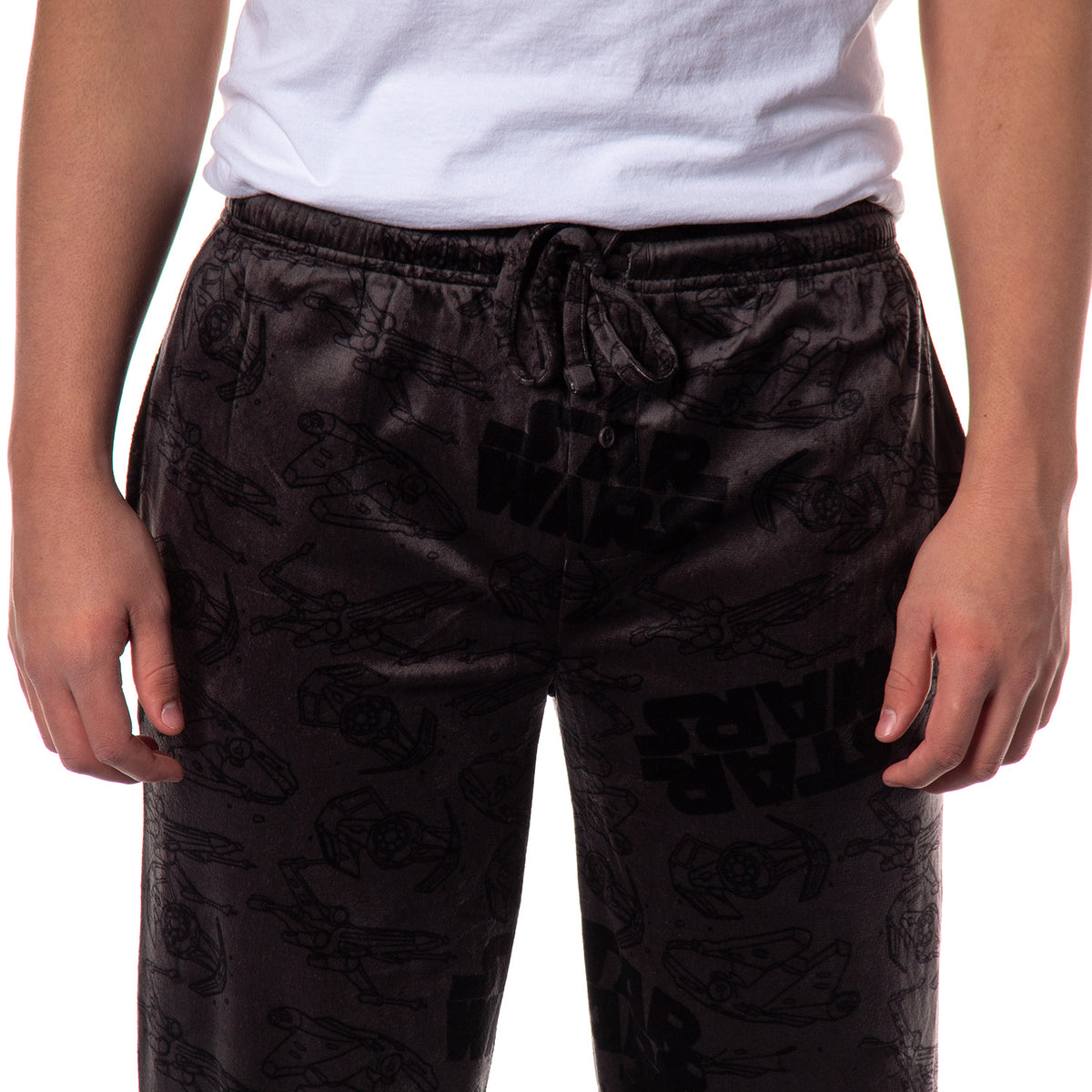 Star Wars Men's Tie Fighter Millennium Falcon Ships Lounge Pajama Pants