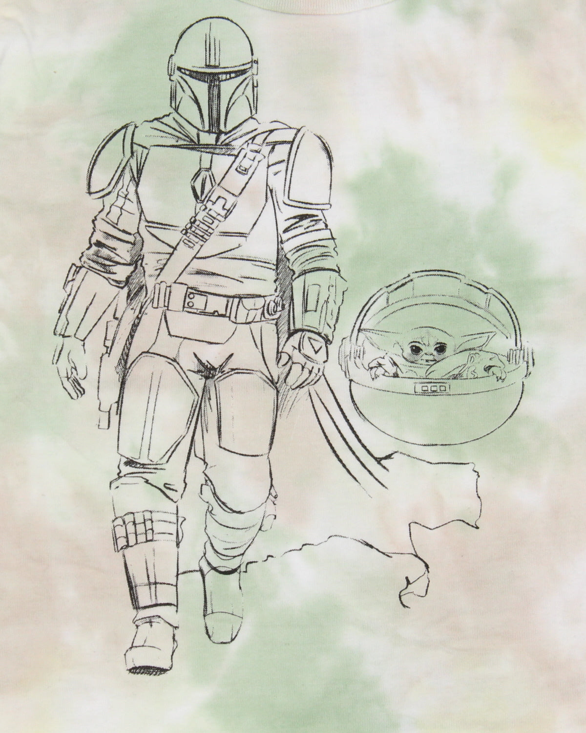 Star Wars Boys The Mandalorian and Grogu This is the Way Tie Dye T-Shirt