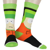 South Park Men's Character Inspired Big Face 5 Pk Crew Socks Shoe Size 6-12