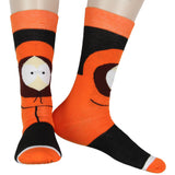 South Park Men's Character Inspired Big Face 5 Pk Crew Socks Shoe Size 6-12