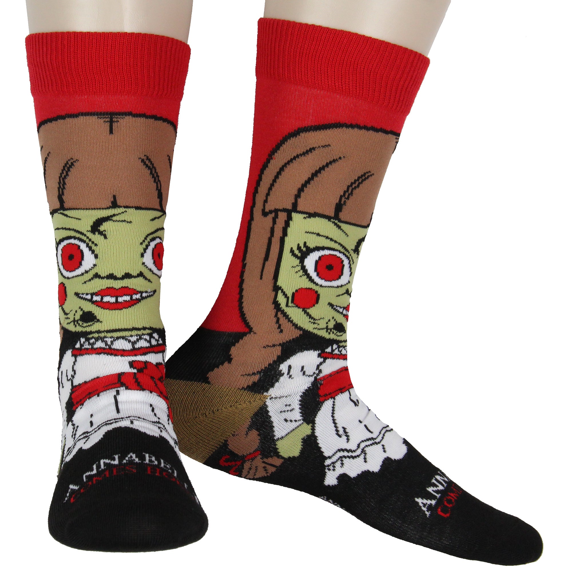It Pennywise The Nun The Exorcist Annabelle Horror Film Collab 4-pack Crew Socks