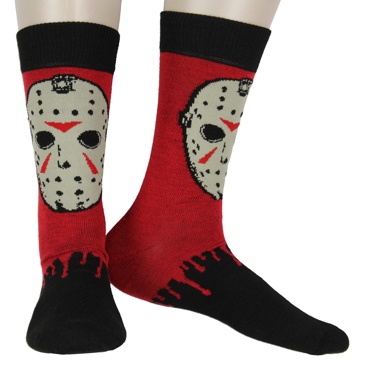 Horror Movie Men's Pennywise Jason Freddy 3 Pack Crew Socks Shoe Size 6-12