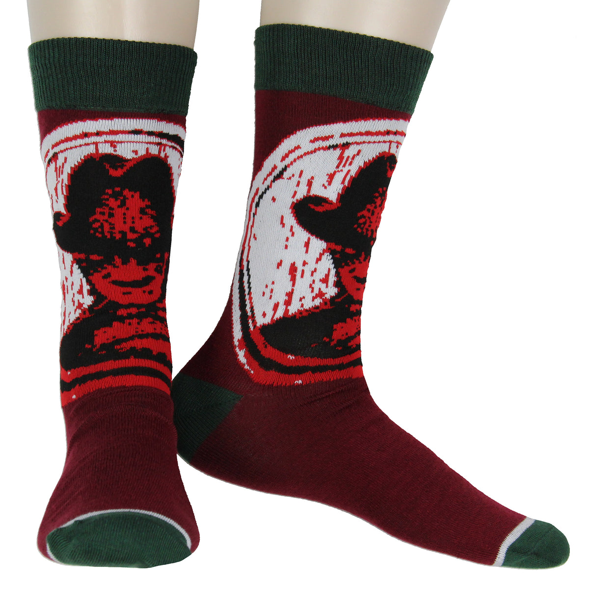 Horror Movie Men's Pennywise Jason Freddy 3 Pack Crew Socks Shoe Size 6-12