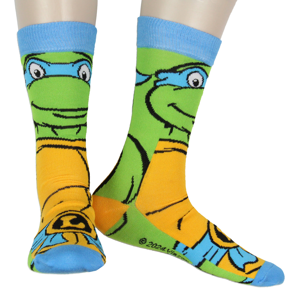 Teenage Mutant Ninja Turtle Mens 4Pk Novelty Character Crew Socks Shoe Size 6-12