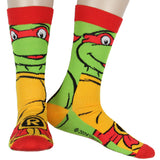 Teenage Mutant Ninja Turtle Mens 4Pk Novelty Character Crew Socks Shoe Size 6-12