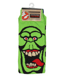 Ghostbusters Men's Stay-Puft and Slimer Character 2 Pk Crew Socks Shoe Size 6-12