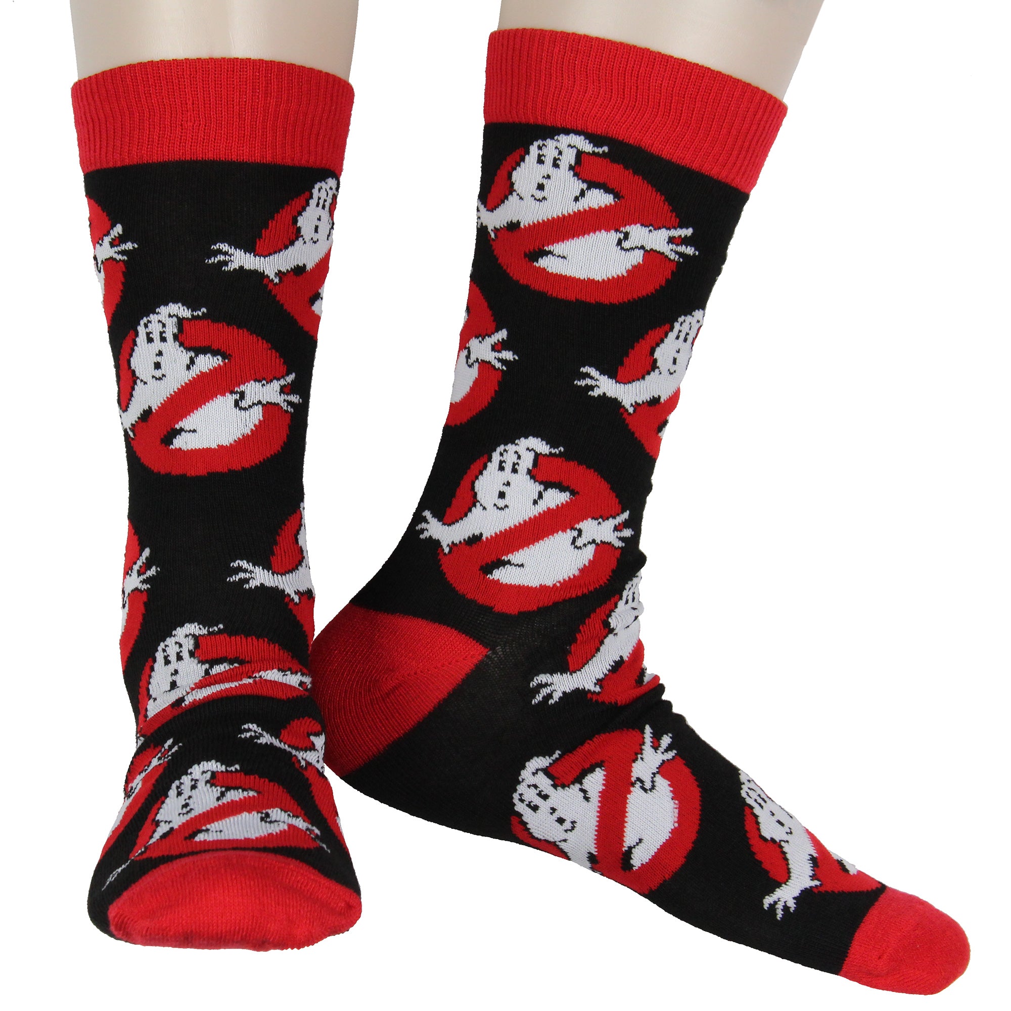 Ghostbusters Men's Novelty Movie Inspired 5-Pack Mid-Calf Crew Socks Shoe Size 6-12