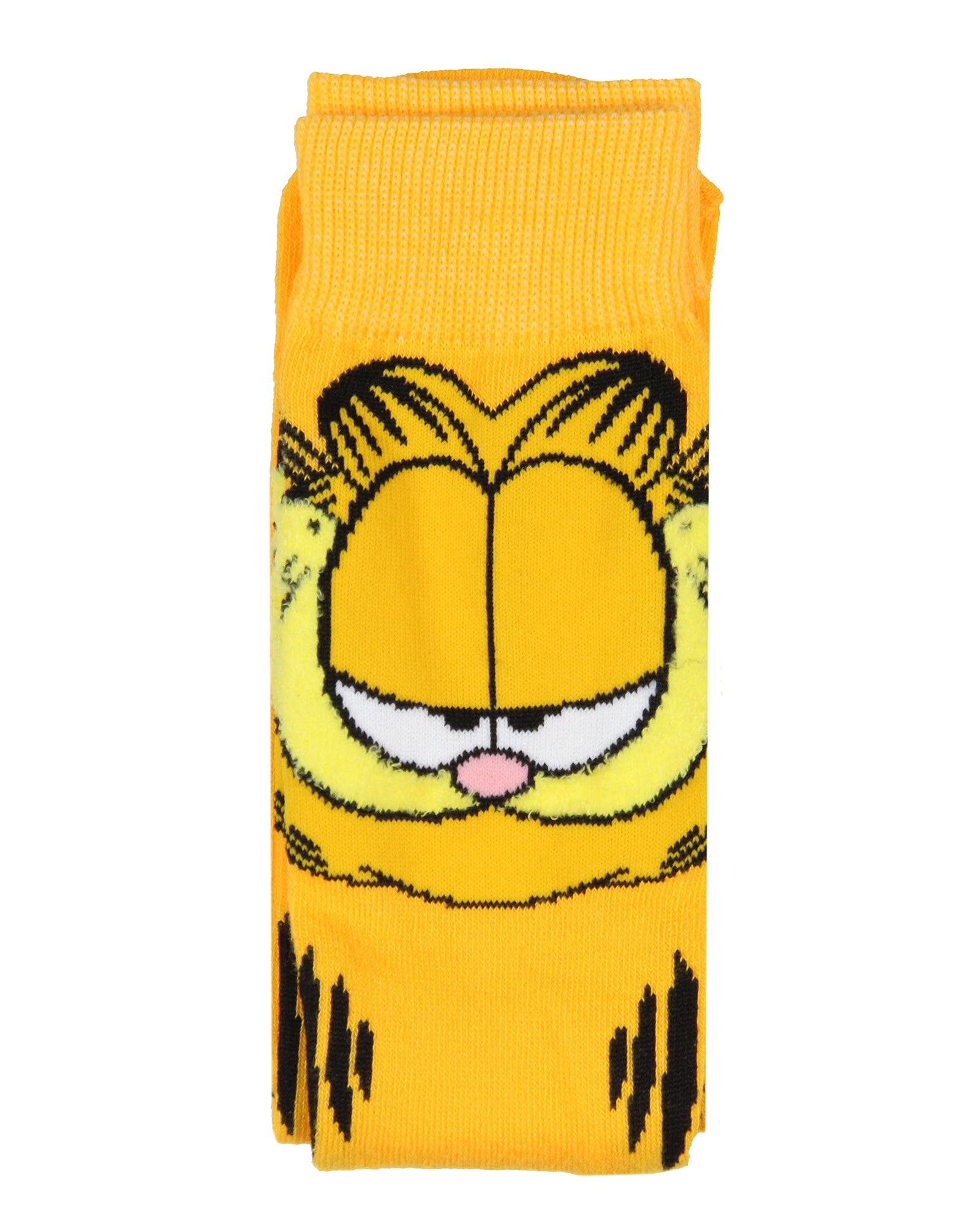 Garfield Socks Garfield Comics Big Face Character Mens Crew Socks Shoe Size 6-12