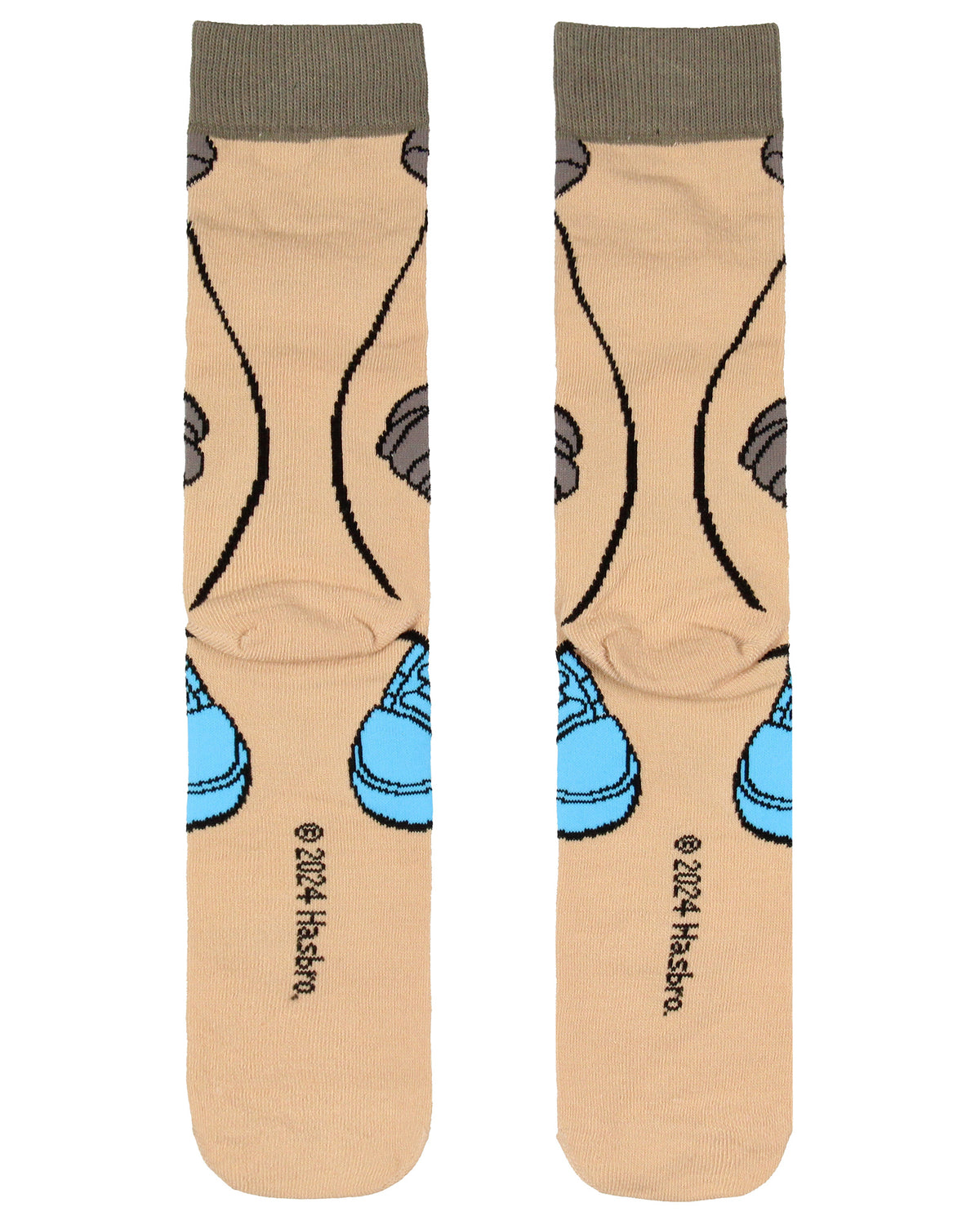 Toy Story Mr Potato Head Men's 3D Eyes Character Knit Crew Sock Shoe Size 6-12