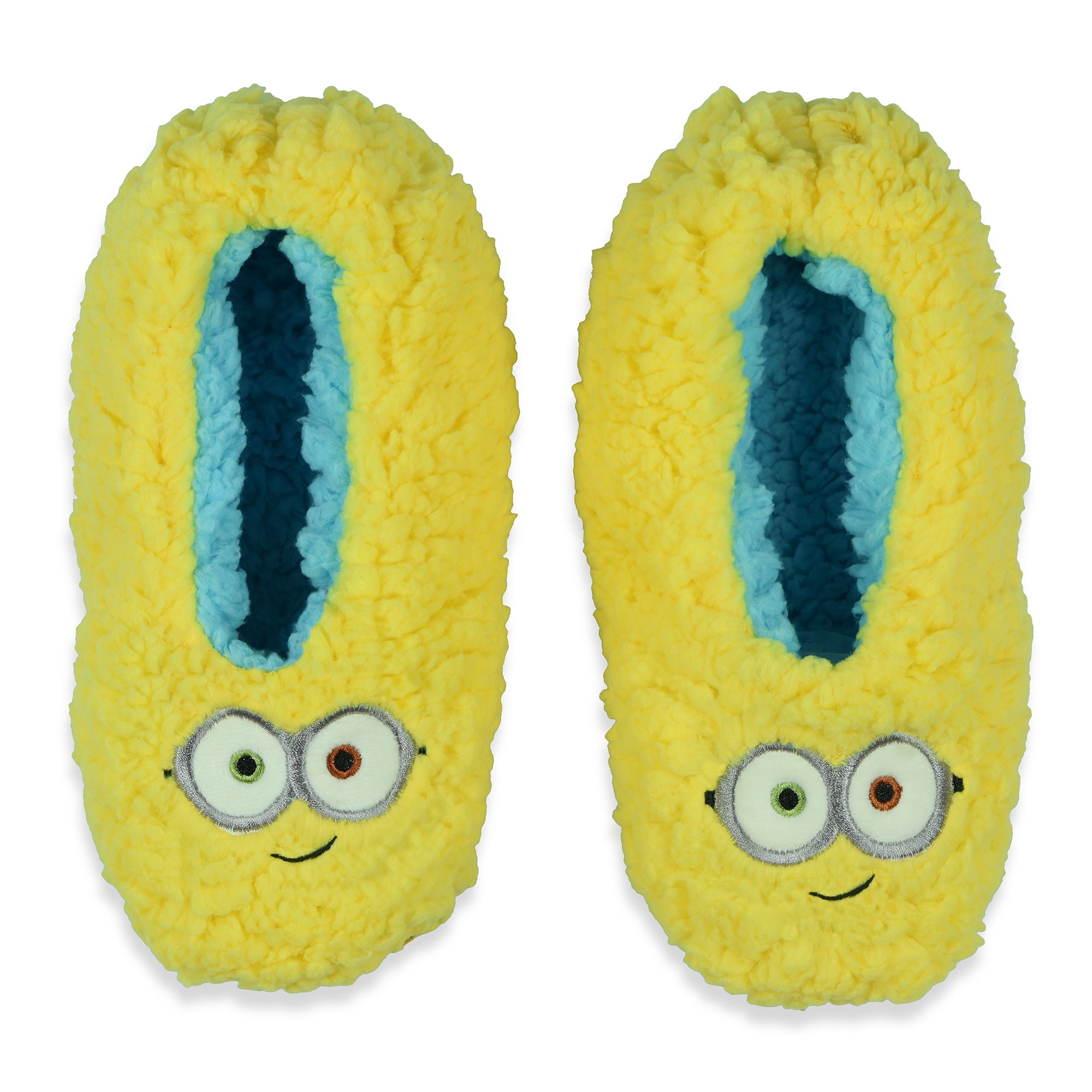 The Minions Slippers Adult Plush Embroidered Non-Slip Mushie Socks 1 Pair
