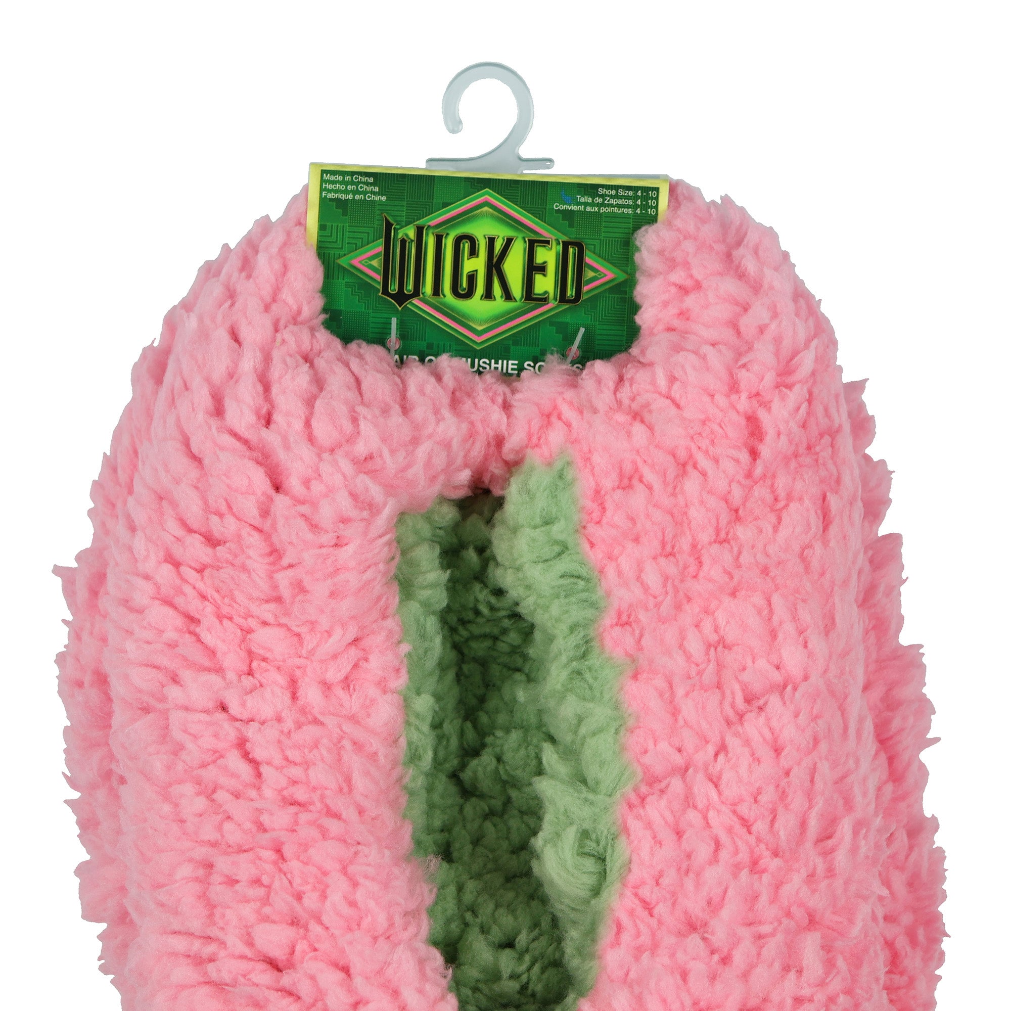 Wicked Slippers Adult Mushie Slipper Socks with Sublimated Sole 1 Pair