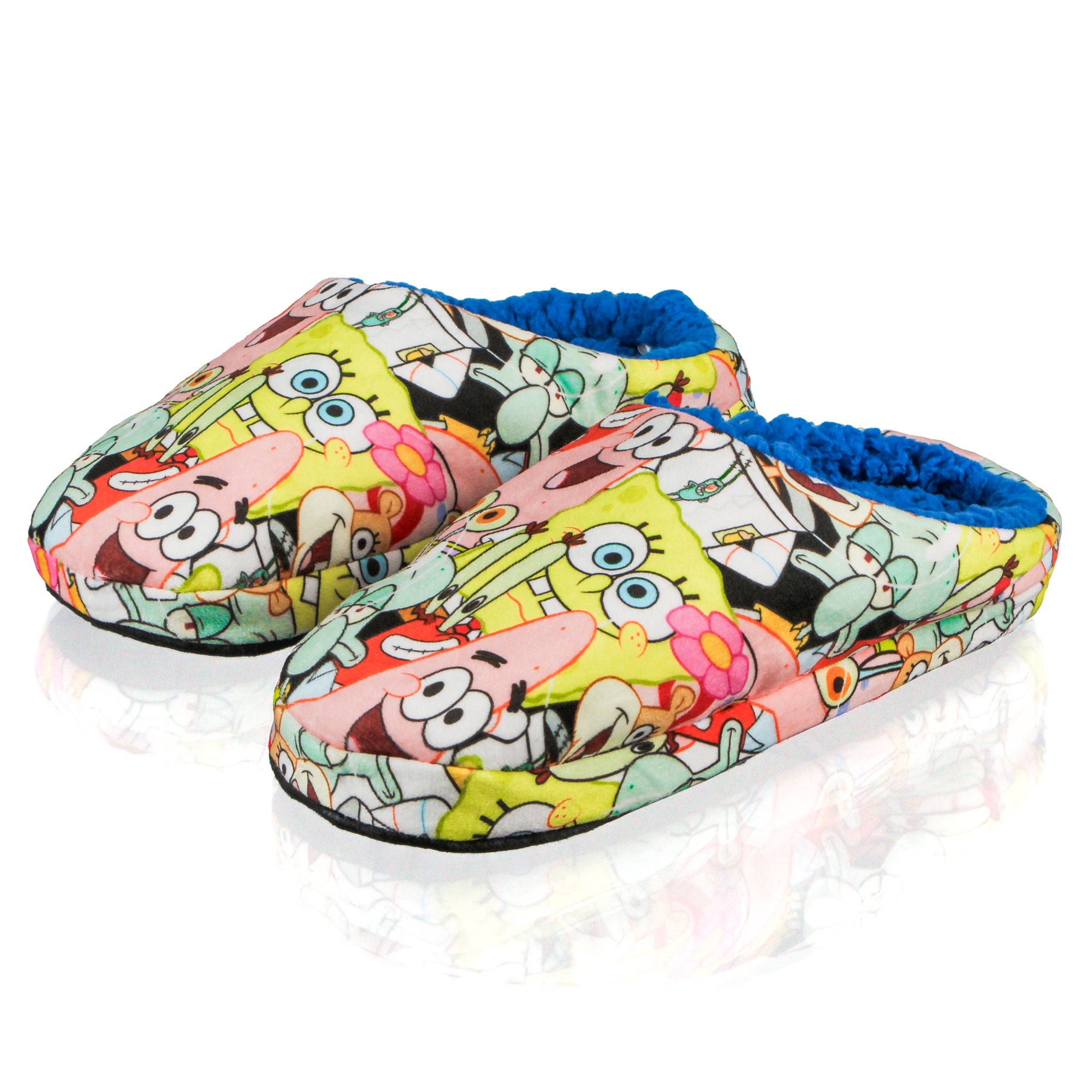 SpongeBob SquarePants Slippers Adult Scuff Slide Slipper Socks