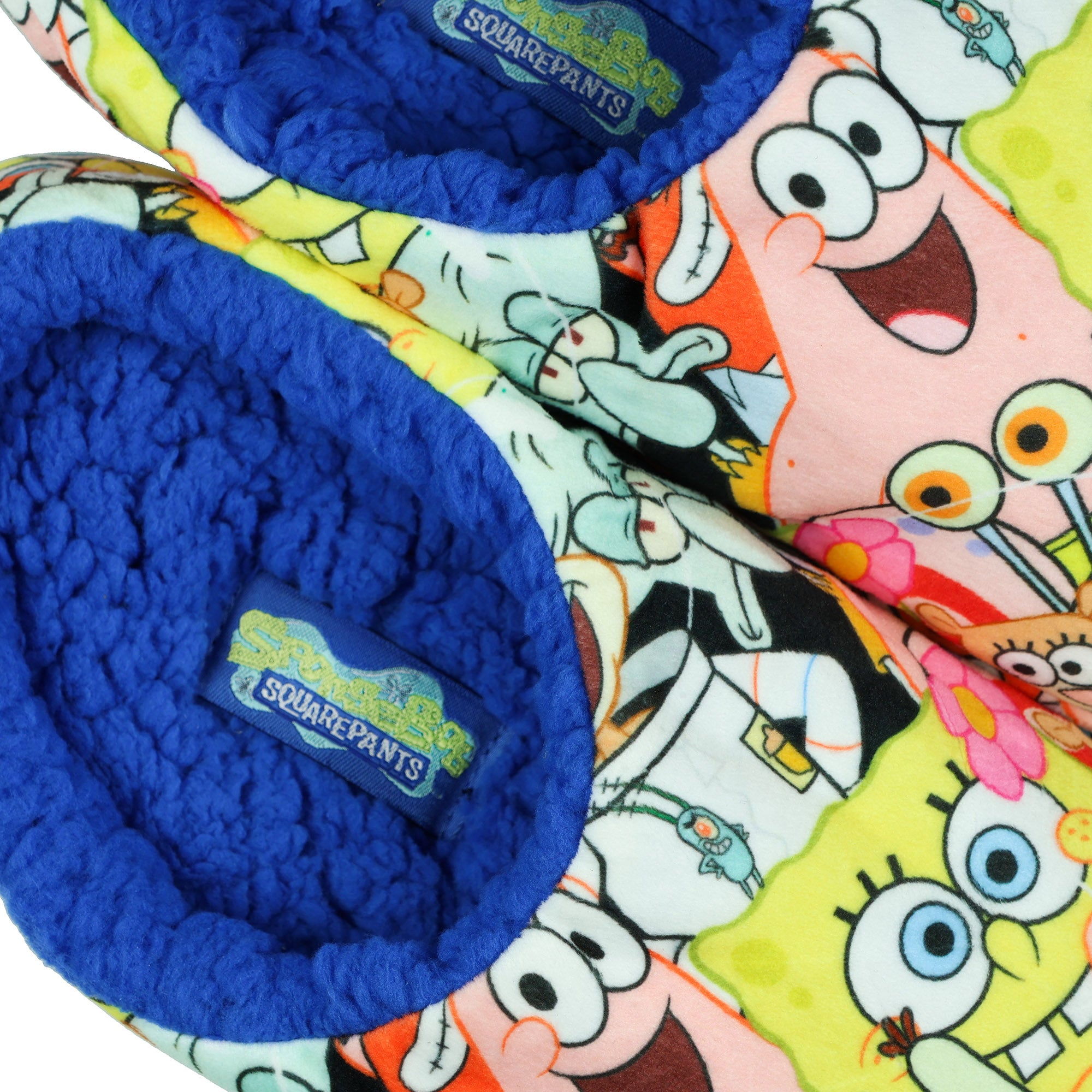SpongeBob SquarePants Slippers Adult Scuff Slide Slipper Socks