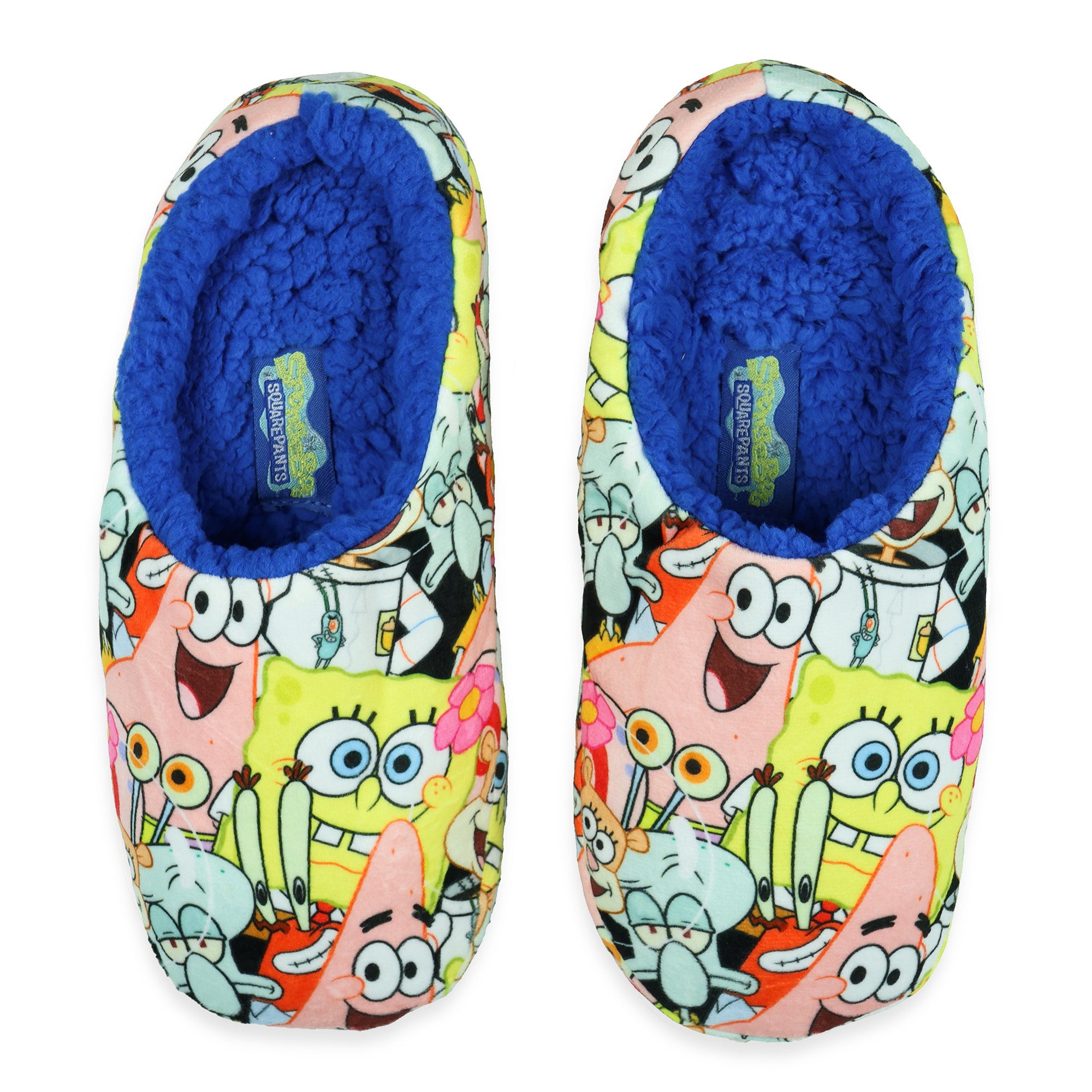 SpongeBob SquarePants Slippers Adult Scuff Slide Slipper Socks