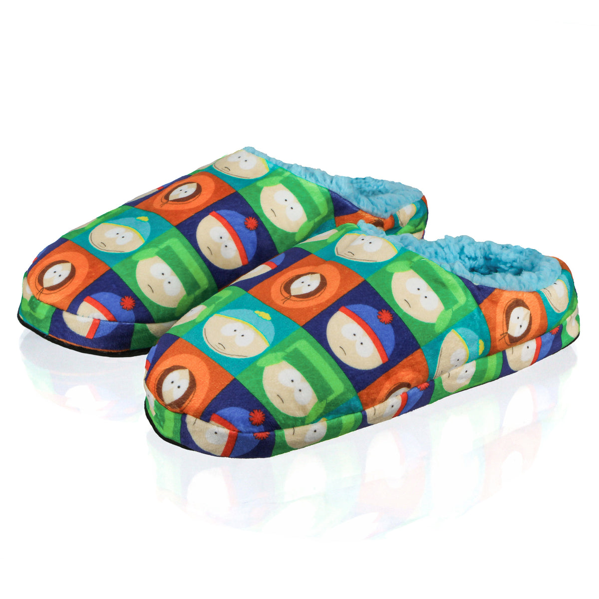 South Park Slippers Character Box Design Adult Scuff Slide Slipper Socks