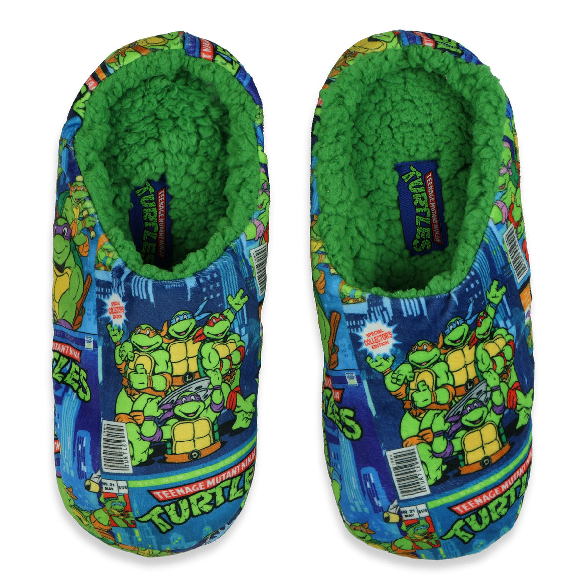 Teenage Mutant Ninja Turtles Slippers Adult Scuff Sllide Slipper Socks