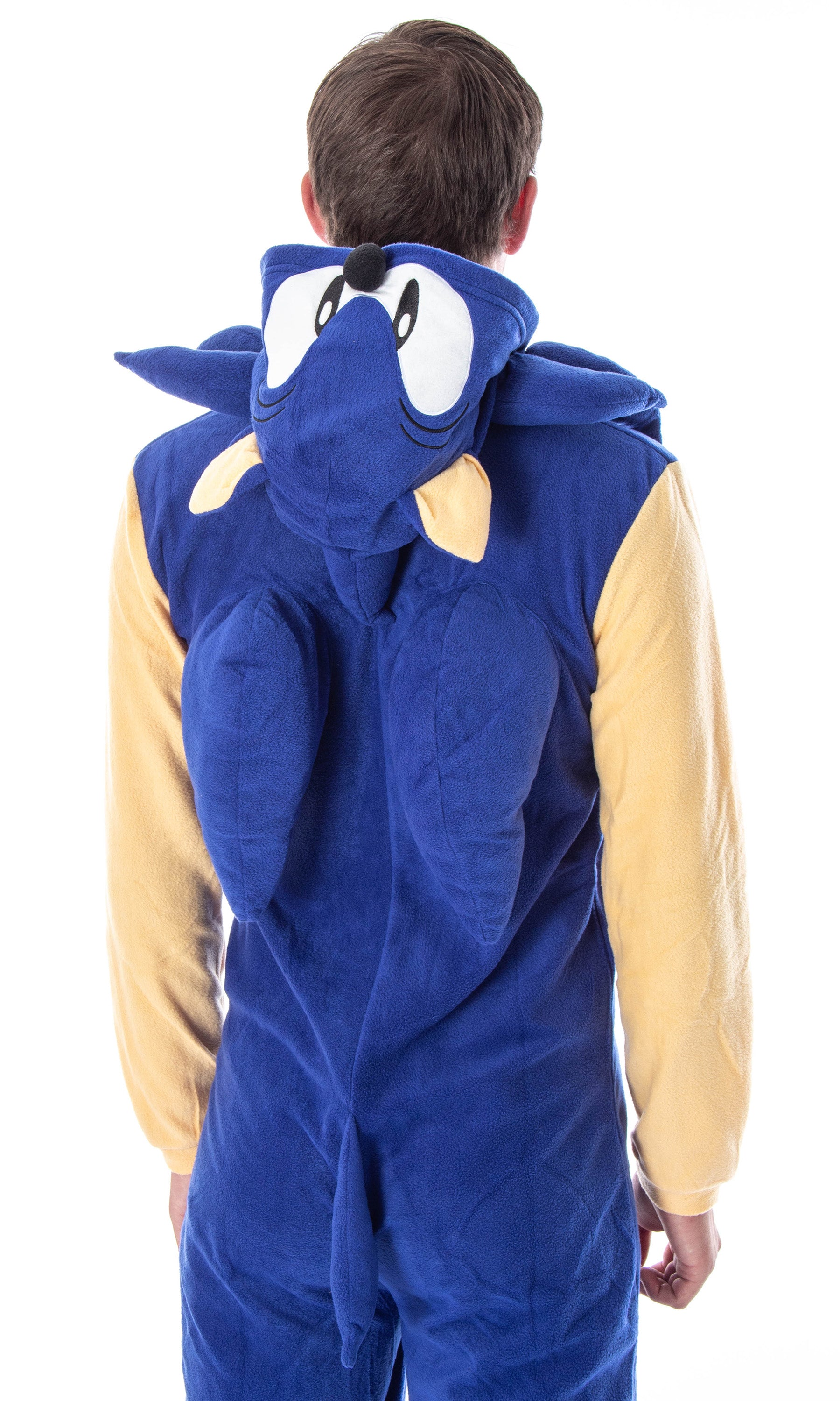 Sonic The Hedgehog Men's Character Costume Union Suit Pajama Outfit
