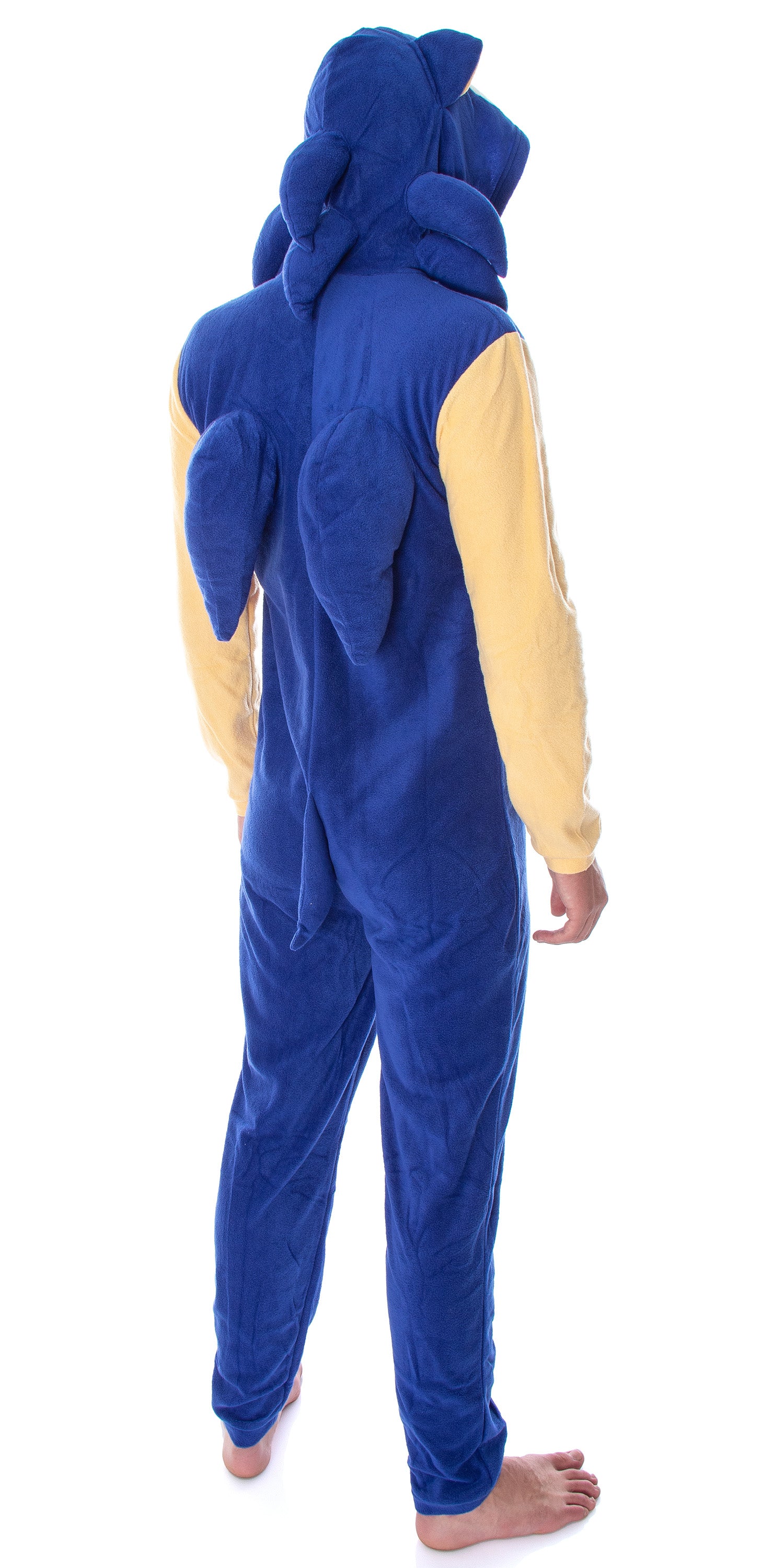 Sonic The Hedgehog Men's Character Costume Union Suit Pajama Outfit