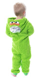 Sesame Street Family Fleece Union Suit Costume Pajama For Adults Toddlers