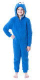 Sesame Street Family Fleece Union Suit Costume Pajama For Adults Toddlers