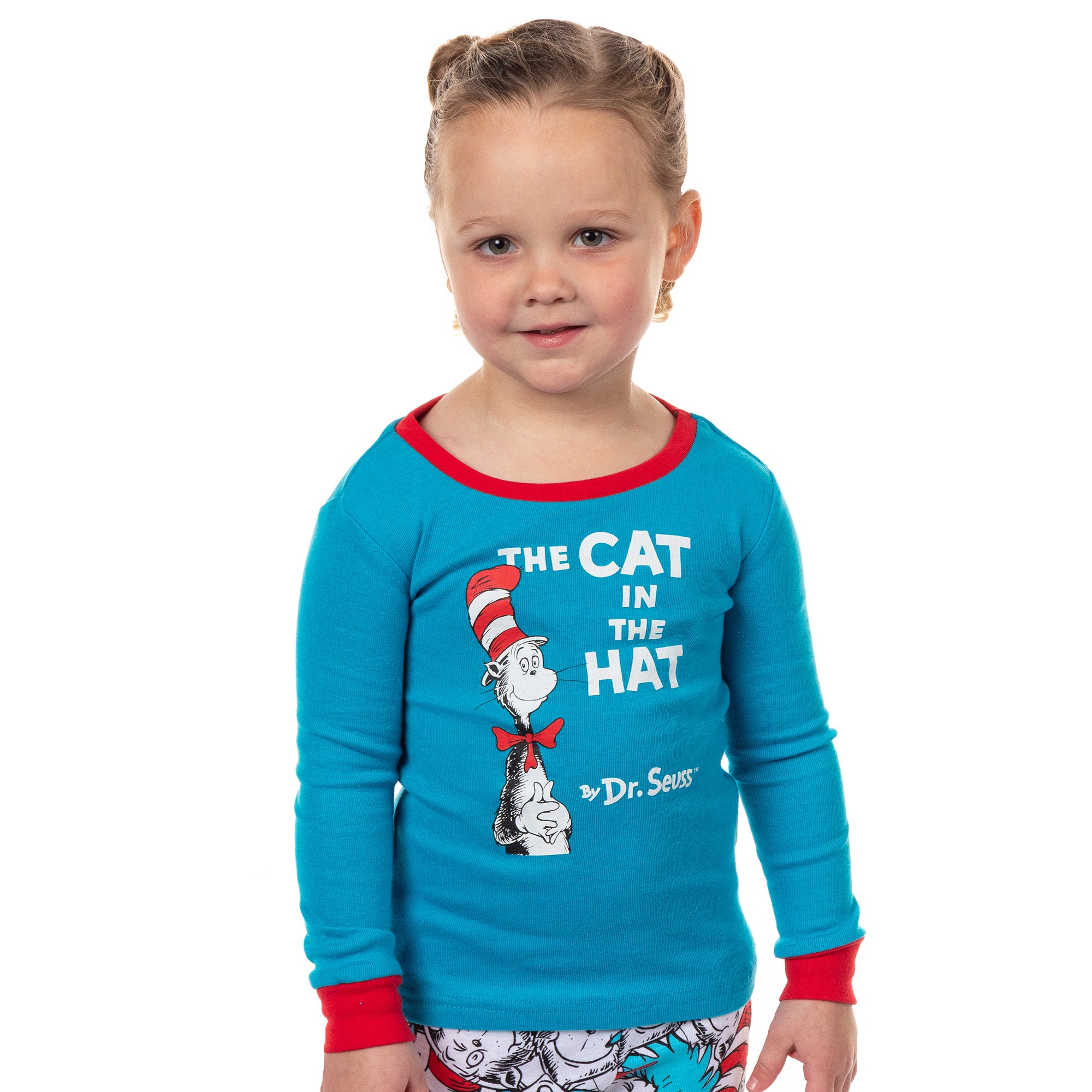 Dr. Seuss Cat In The Hat Book Cover Matching Family Pajama Set