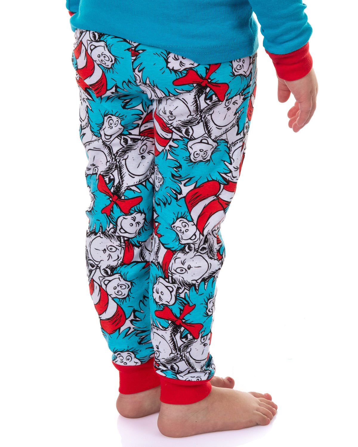 Dr. Seuss Cat In The Hat Book Cover Matching Family Pajama Set