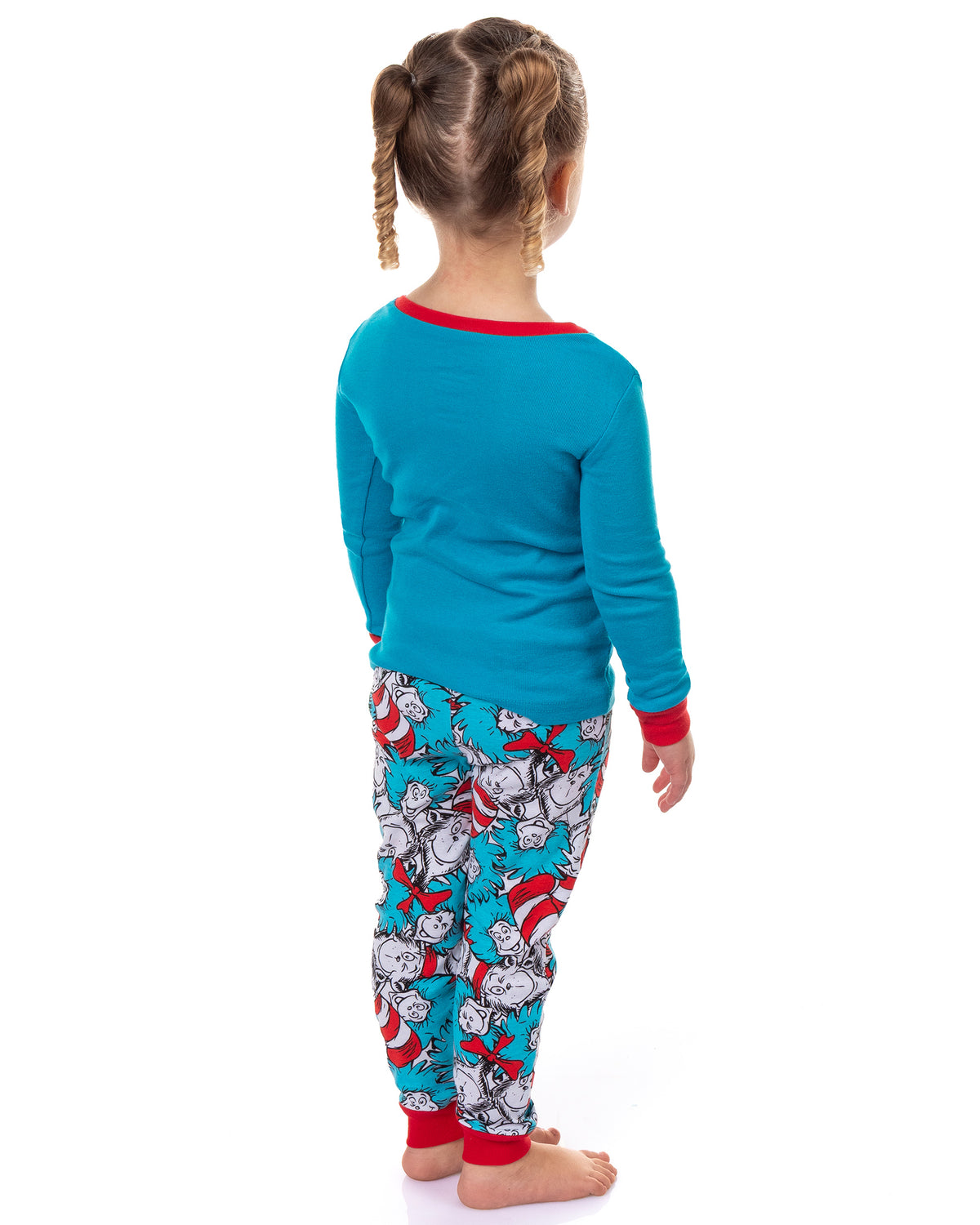 Dr. Seuss Cat In The Hat Book Cover Matching Family Pajama Set