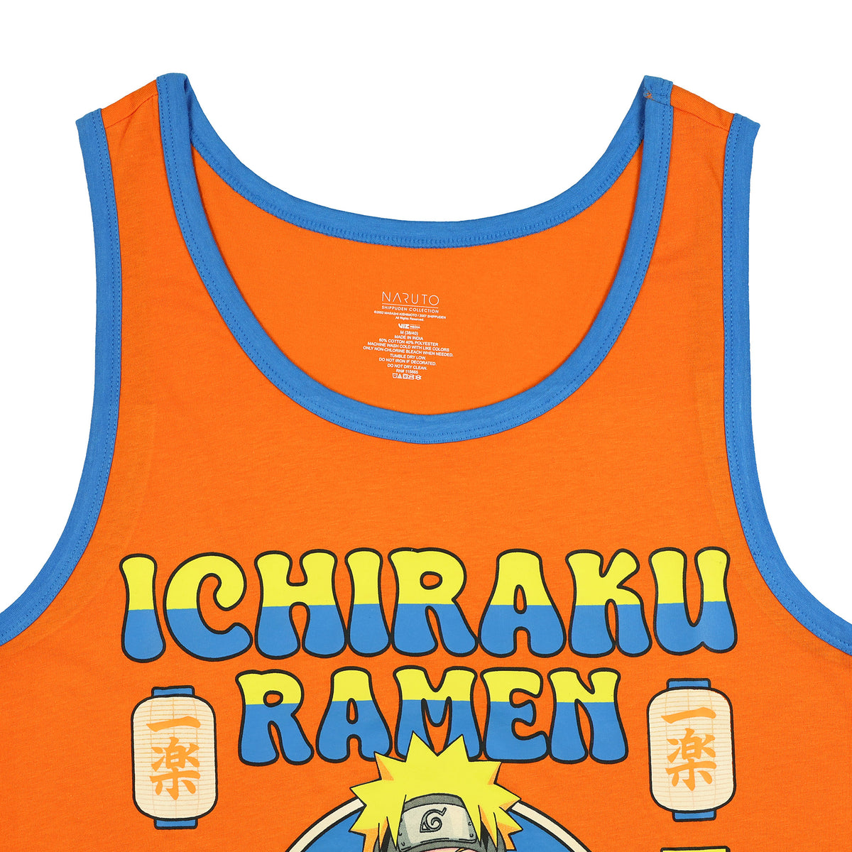 Naruto Sleeveless T-Shirt Men's Ichiraku Ramen Muscle Tee Tank Top