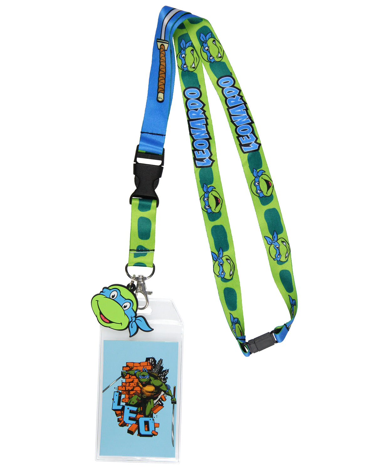 Teenage Mutant Ninja Turtles Character Design ID Badge Holder Lanyard, Leonardo