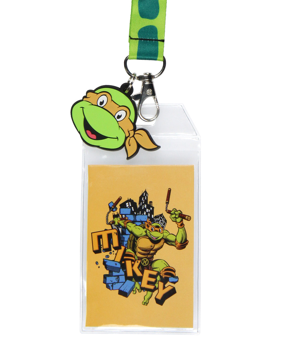 Teenage Mutant Ninja Turtles Character Design ID Badge Holder Lanyard, Michelangelo