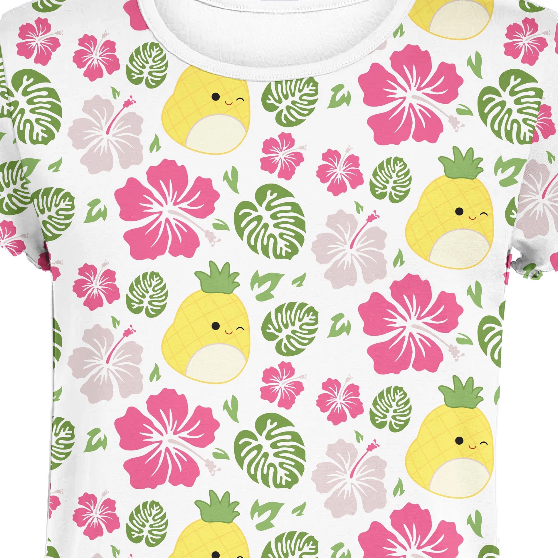 Squishmallows Girls' Summer Vibes Performance T-Shirt 2-Pack Tee