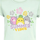Squishmallows Girls' Summer Vibes Performance T-Shirt 2-Pack Tee